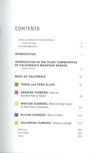 Introduction To California Mountain Wildflowers