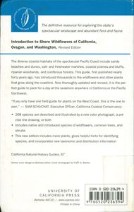 Introduction To Shore Wildflowers of California, Oregon, and Washington