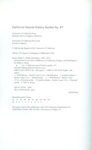 Introduction To Shore Wildflowers of California, Oregon, and Washington