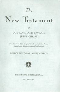 New Testament / Psalms