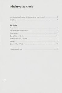 Hessisches Liederbuch - Alte Lieder aus hessischen Landschaften