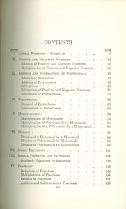 Modern First Year Algebra