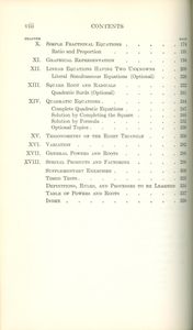 Modern First Year Algebra