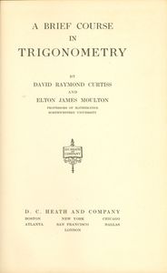 A Brief Course In Trigonometry