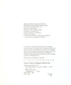 A Primer For Calculus