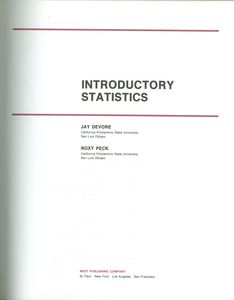 Introductory Statistics