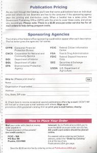 Consumer Information Catalog (Final Edition) (Winter-Spring 2016)