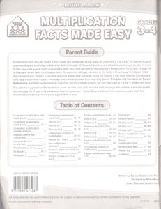 Multiplication Facts Made Easy (Grades 3-4)