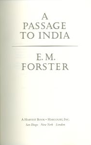 A Passage To India