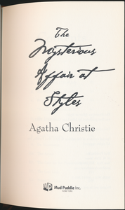 The Mysterious Affair at Styles