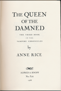 The Queen of the Damned