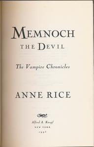 Memnoch the Devil