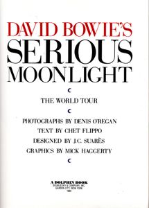 David Bowie's Serious Moonlight - The World Tour
