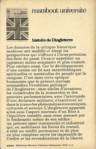Histoire de l'Angleterre de la conquête romaine à la république de Cromwell