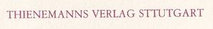 Thienemanns Verlang Sttutgart