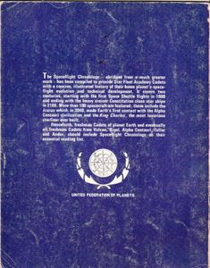 Star Trek Spaceflight Chronology 1980-2188