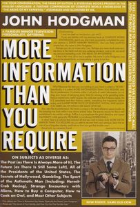 More Information Than You Require