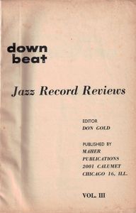 Down Beat Jazz Record Reviews Volume III