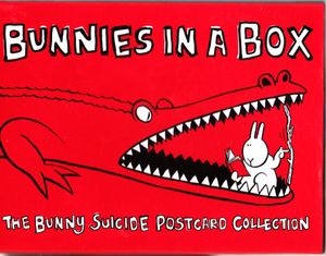 Bunnies In A Box - The Bunny Suicide Postcard Collection