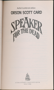 Speaker for the Dead