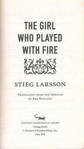 The Girl Who Played With Fire