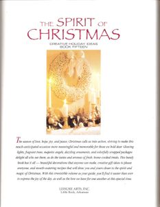 The Spirit Of Christmas (Creative Holiday Ideas Book Fifteen)