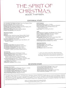 The Spirit Of Christmas (Creative Holiday Ideas Book Thirteen)