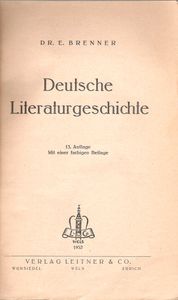 Deutsche Literaturgeschichte