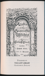 Aradia - Gospel of the Witches