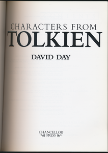 Characters from Tolkien