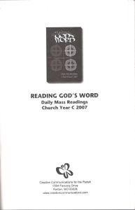 Reading God's Word: Daily Mass Readings (Church Year C 2007)