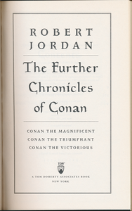 The Further Chronicles of Conan