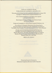 The Everyman Anthology of Poetry for Children