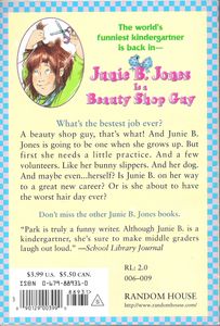 Junie B. Jones Is a Beauty Shop Guy