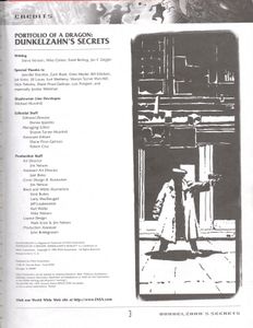 Portfolio Of A Dragon: Dunkelzahn's Secrets