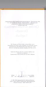 Langenscheidts Großes Schulwörterbuch Deutsch - Englisch