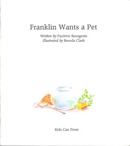 Franklin Wants a Pet