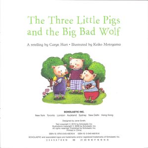 The Three Little Pigs and the Big Bad Wolf
