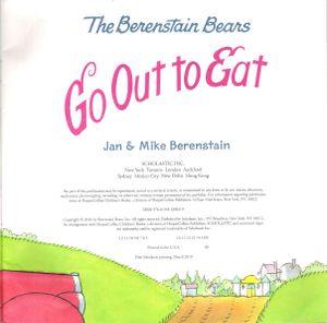 The Berenstain Bears Go Out to Eat