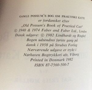 Gamle Possums bog om praktiske katte