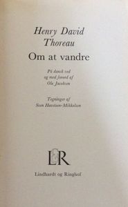 Om at vandre