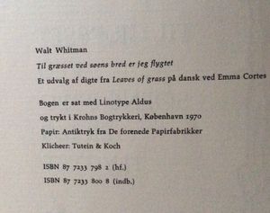 Til græsset ved søens bred er jeg flygtet