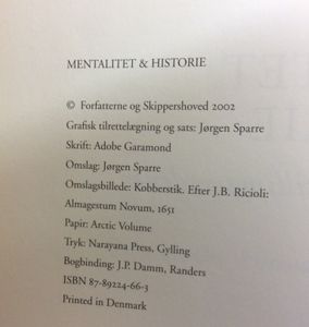 Mentalitet & Historie