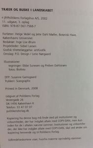 Træer og buske i landskabet