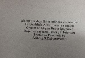Efter mangen en sommer