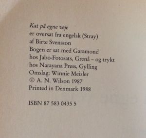 Kat på egne veje