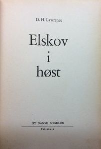 Elskov i høst