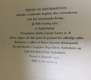 Fejder og reformation