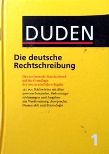 Duden - Die deutsche Rechtschreibung