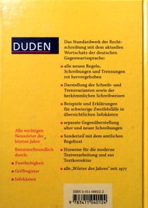 Duden - Die deutsche Rechtschreibung
